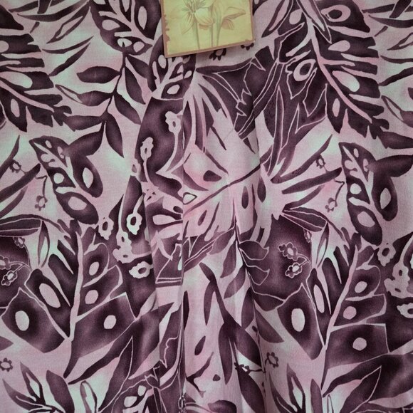 NWT TOMMY BAHAMA Rose Patterned Short Sleeve Top XL - Picture 2 of 4